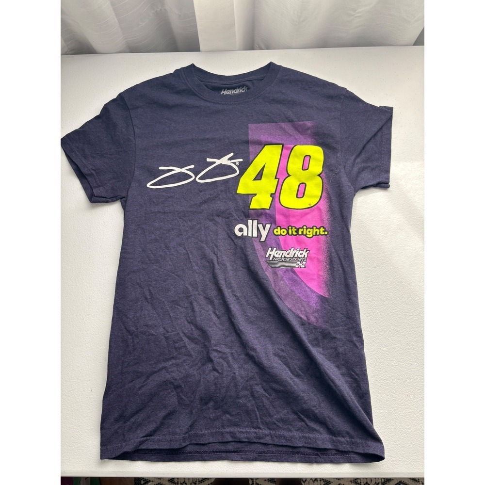 Jimmie Johnson 48 Ally NASCAR Hendrick Motorsports‎ Racing T Shirt Small